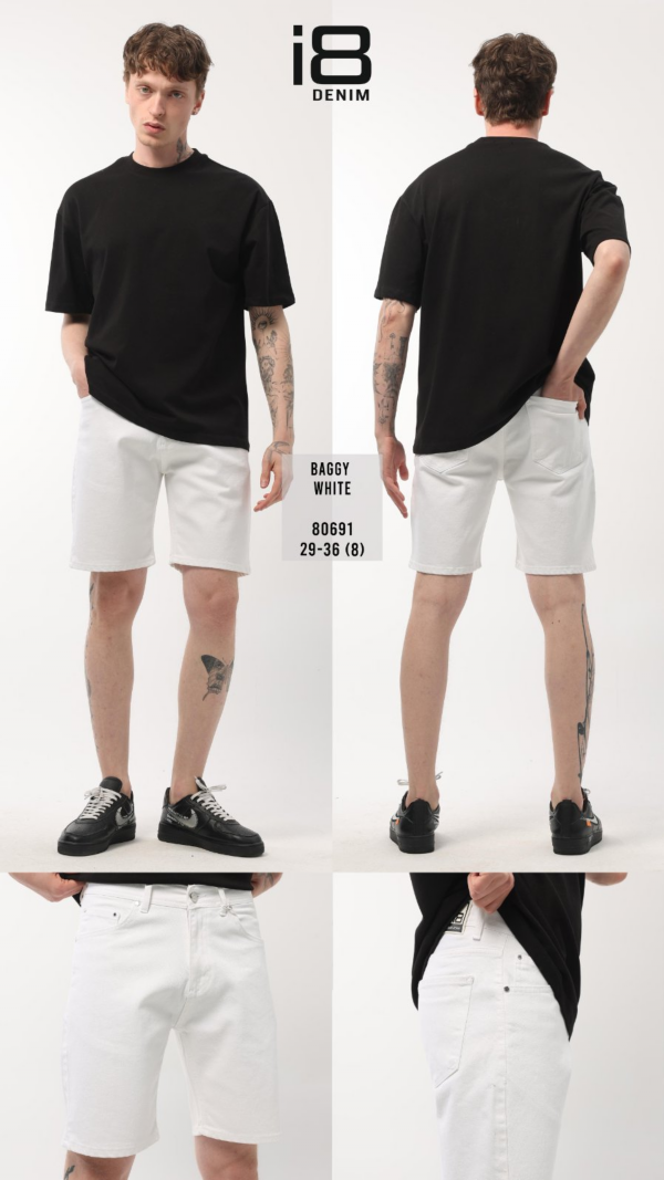 Spodenki męskie jeans Roz XS-XL, 1 Kolor Paczka 10 szt